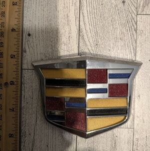Cadillac Emblem with Multicolor Design